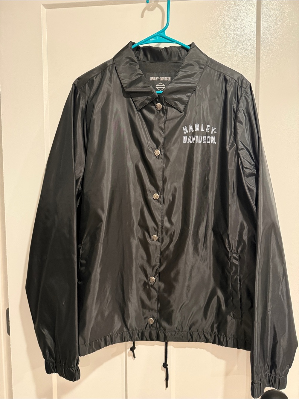 Harley-Davidson Black Women's Coach Bomber Jacket with Logo